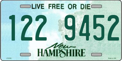 NH license plate 1229452