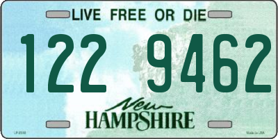 NH license plate 1229462