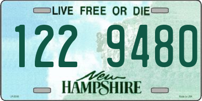 NH license plate 1229480