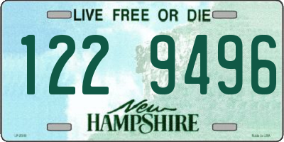 NH license plate 1229496