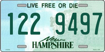 NH license plate 1229497