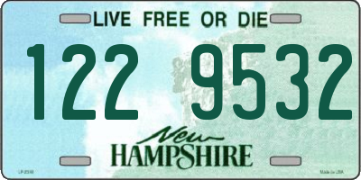 NH license plate 1229532
