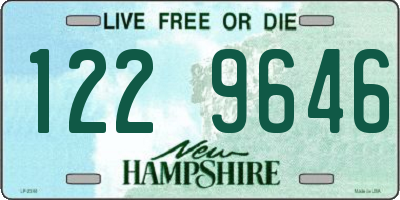 NH license plate 1229646