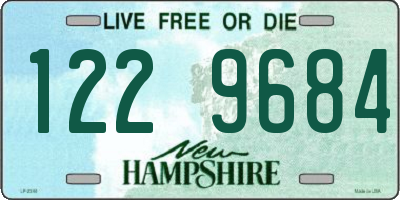 NH license plate 1229684