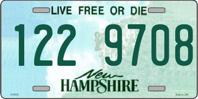 NH license plate 1229708