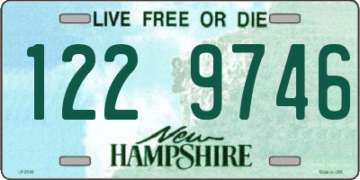 NH license plate 1229746