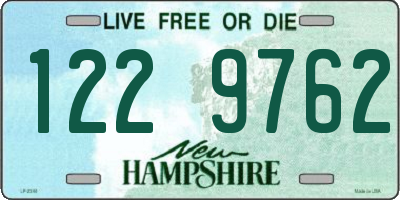 NH license plate 1229762