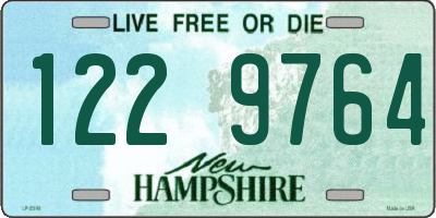 NH license plate 1229764