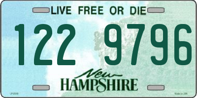 NH license plate 1229796