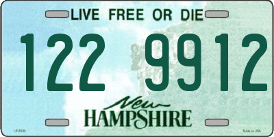 NH license plate 1229912