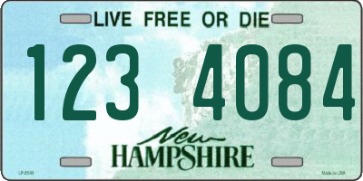 NH license plate 1234084