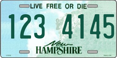 NH license plate 1234145