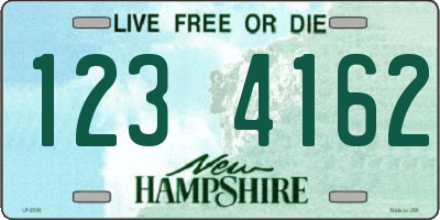 NH license plate 1234162