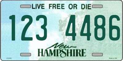 NH license plate 1234486