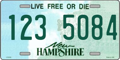 NH license plate 1235084