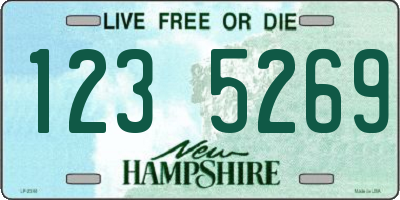 NH license plate 1235269