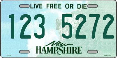 NH license plate 1235272