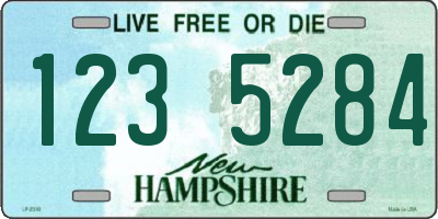 NH license plate 1235284