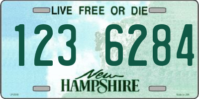 NH license plate 1236284