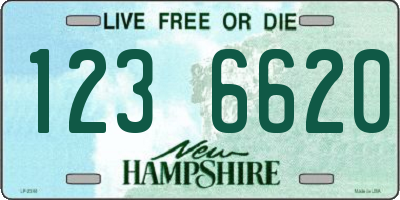 NH license plate 1236620