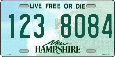 NH license plate 1238084