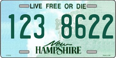NH license plate 1238622
