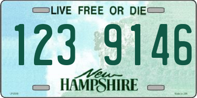 NH license plate 1239146