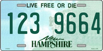 NH license plate 1239664