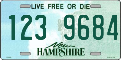 NH license plate 1239684