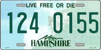 NH license plate 1240155