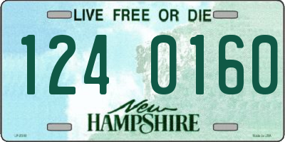 NH license plate 1240160