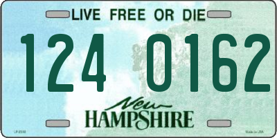 NH license plate 1240162