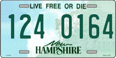 NH license plate 1240164