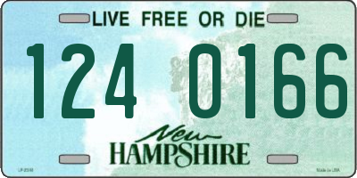 NH license plate 1240166