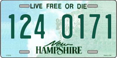 NH license plate 1240171