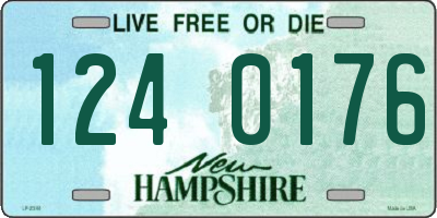 NH license plate 1240176