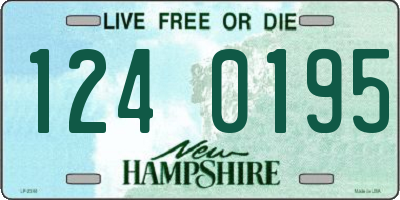 NH license plate 1240195