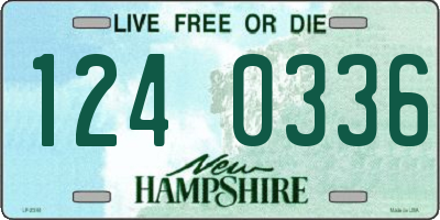 NH license plate 1240336