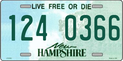 NH license plate 1240366