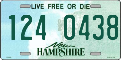 NH license plate 1240438