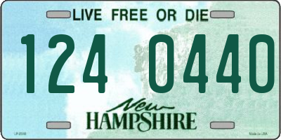 NH license plate 1240440