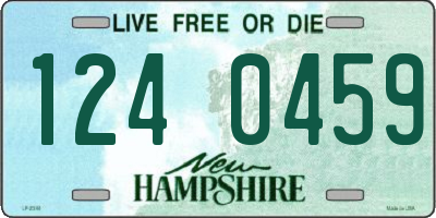 NH license plate 1240459