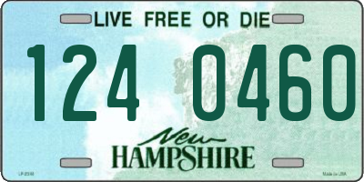 NH license plate 1240460
