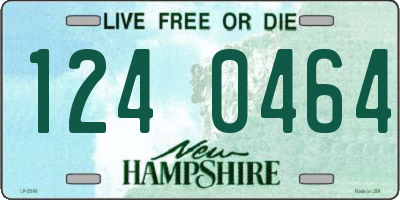 NH license plate 1240464