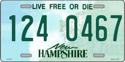 NH license plate 1240467