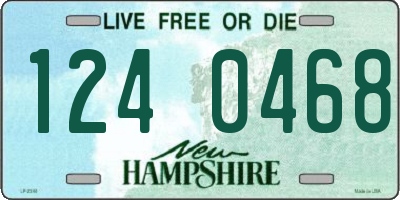 NH license plate 1240468
