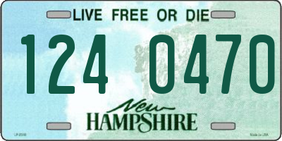 NH license plate 1240470