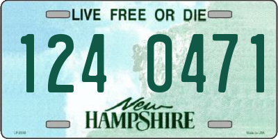 NH license plate 1240471