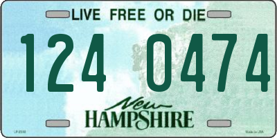 NH license plate 1240474