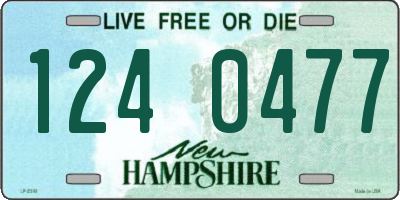 NH license plate 1240477